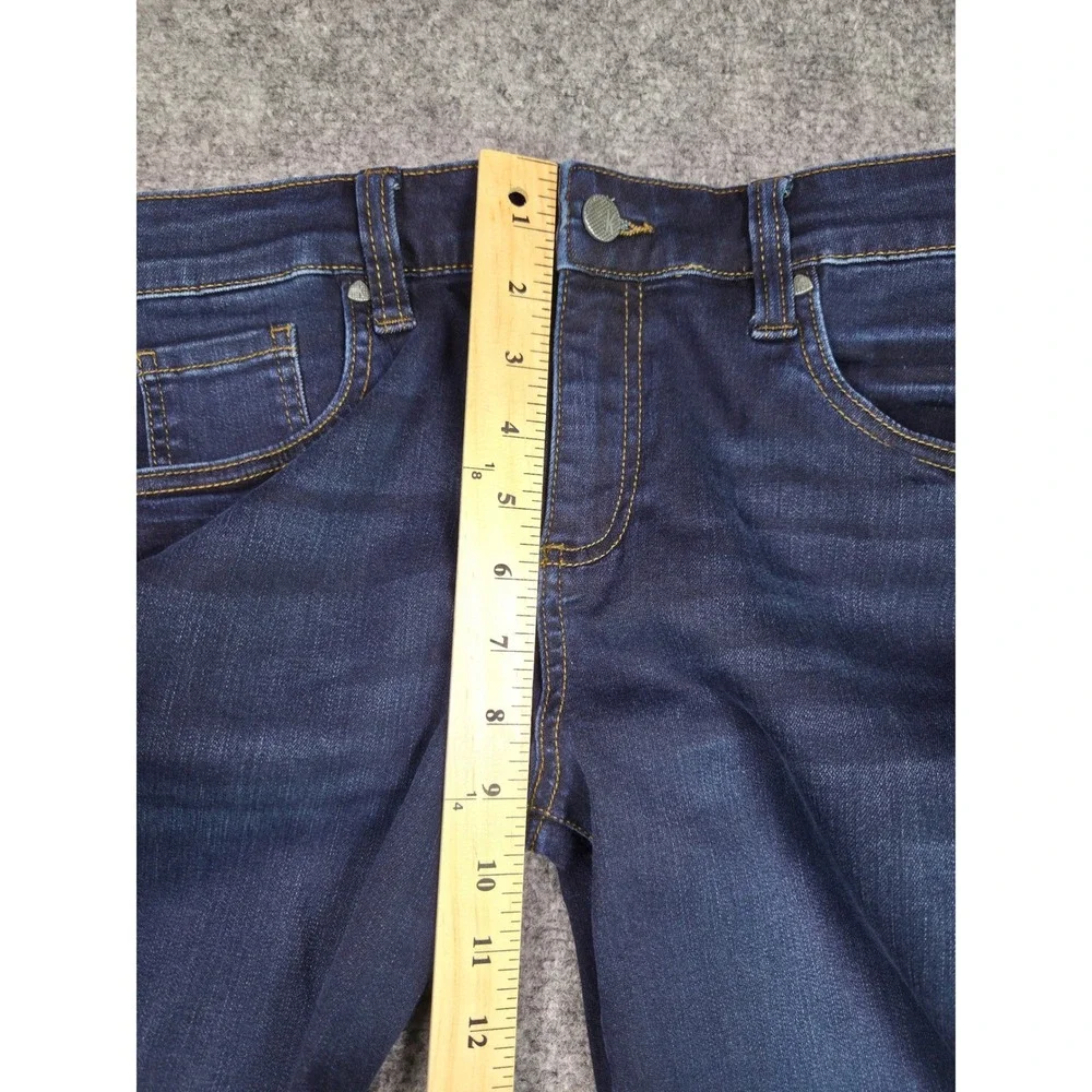 Kut from the Kloth Connie Ankle Skinny Jeans Womens Size 8 Blue Raw Hem